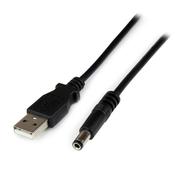 StarTech.com USB to 5.5mm Power Cable - Type N Barrel - 1m image