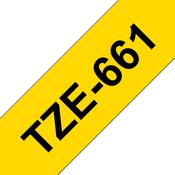 Brother TZE-661 DirectLabel black on yellow Laminat 36mm x 8m for Brother P-Touch TZ 3.5-36mm/HSE/6-36mm image