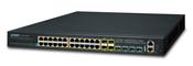 PLANET SGS-6341-24P4X network switch Managed L3 Gigabit Ethernet (10/100/1000) Power over Ethernet (PoE) 1U Black image