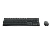 Logitech 920-007915 keyboard Mouse included Universal RF Wireless Greek Grey image