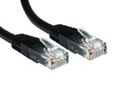 Cables Direct Cat6 1m networking cable Black U/UTP (UTP) image