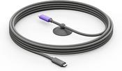 Logitech 952-000195 USB cable USB 3.2 Gen 2 (3.1 Gen 2) 5 m USB C Graphite, Violet image