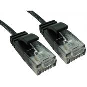 Cables Direct ERSLIM-101K networking cable Black 1 m Cat6 U/UTP (UTP) image