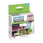 DYMO Authentic LabelWriter Durable Labels | 25mm x 54mm | White Poly | 160 Self-Adhesive Labels | High-Performance | For LabelWriter Label Makers image