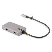StarTech.com USB-C Multiport Adapter - 4K 60Hz HDMI w/HDR - 3-Port USB Hub - 100W Power Delivery Pass-Through - Works With Chromebook certified - Windows/macOS/iPadOS/Android™ image