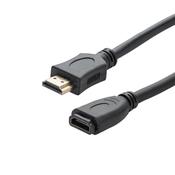 connektgear 2m HDMI V2.0 4K UHD Extension Cable - Male to Female Gold Connectors image