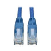 Tripp Lite N201-005-BL Cat6 Gigabit Snagless Molded (UTP) Ethernet Cable (RJ45 M/M), PoE, Blue, 5 ft. (1.52 m) image