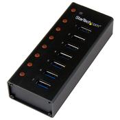 StarTech.com 7-Port USB 3.0 Hub - Desktop or Wall-Mountable Metal Enclosure~7-Port USB 3.0 Hub (5Gbps) - Desktop or Wall-Mountable Metal Enclosure image