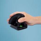 R-Go Tools Ergonomic mouse R-Go Twister, with break software, ambidextrous mouse for both hands, foldable, bluetooth and wired image