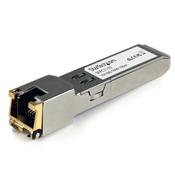 StarTech.com Cisco SFP-GE-T Compatible SFP Transceiver Module - 10/100/1000BASE-TX~Cisco SFP-GE-T Compatible SFP Module - 1000BASE-T - SFP to RJ45 Cat6/Cat5e - 10/100/1000 Mbps - RJ-45 100m - Cisco IE3400, IE3300, IE3200 image