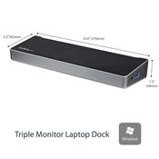 StarTech.com Triple-Monitor USB 3.0 Docking Station - 1x HDMI - 2x DisplayPort image