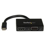 StarTech.com Travel A/V Adapter: 2-in-1 Mini DisplayPort to HDMI or VGA Converter image