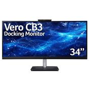 Acer CB3 Vero CB343CURDbemiiphcuzx Monitor computer monitor 86.4 cm (34") 3440 x 1440 pixels UltraWide Quad HD LED Black image