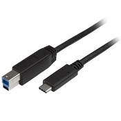 StarTech.com USB-C to USB-B Cable - M/M - 2 m (6 ft.) - USB 3.0 image