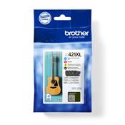 Brother LC-421XLVAL Ink cartridge multi pack Bk,C,M,Y, 4x500 pages Pack=4 for Brother DCP-J 1050 image