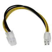 StarTech.com 8in ATX12V 4 Pin P4 CPU Power Extension Cable - M/F image