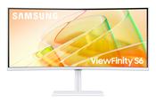 Samsung LS34C650TAU Computer Monitor 86.4 cm (34") 3440 x 1440 pixels 4K Ultra HD LED White image
