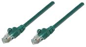 Intellinet Network Patch Cable, Cat6, 3m, Green, CCA, U/UTP, PVC, RJ45, Gold Plated Contacts, Snagless, Booted, Lifetime Warranty image