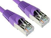 Cables Direct Cat6a, 5m networking cable Violet S/FTP (S-STP) image