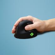 R-Go Tools Ergonomic mouse R-Go HE Break with break software, small (hand size ˂165 mm), right-handed, Wired, black image