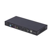 StarTech.com 2-Port Dual-Monitor DisplayPort KVM Switch with Dual View Video Matrix, 4K 60Hz, 4x USB Hub Ports, Hotkey Switching, DP 1.2 Matrix KVM, TAA Compliant image