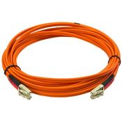 StarTech.com 5m Fiber Optic Cable - Multimode Duplex 50/125 - LSZH Fiber Jumper Cord - LC/LC image