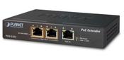 PLANET POE-E202 network extender Network transmitter &amp; receiver Black 10, 100, 1000 Mbit/s image