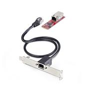 StarTech.com 1-Port 2.5GbE M.2 2280 Network Card, Multi-Gigabit Speeds (2.5G/1G/100M/10M), NBASE-T (802.3bz) NIC, M.2 B+M Key, PCIe Ethernet Interface, For SFF/Desktop PCs - TAA image