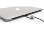 Compulocks Blade Universal Lock Slot Adapter with Keyed Cable Lock Silver image