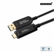 Microconnect MC-USB3.2CA10OP USB cable USB 3.2 Gen 2 (3.1 Gen 2) 10 m USB A USB C Black image