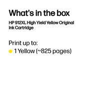 HP 3YL83AE/912XL Ink cartridge yellow high-capacity, 825 pages 9.9ml for HP OJ Pro 8010/e/8020 image