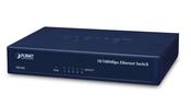 PLANET FSD-503 network switch Fast Ethernet (10/100) Blue image