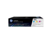 HP CF341A/126A Toner Rainbow-Kit (c,m,y), 3x1K pages ISO/IEC 19798 Pack=3 for HP LJ Pro CP 1025 image
