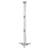 Manhattan Projector Mount, Ceiling, Universal, Tilt &amp; Swivel, Height Range: 13 to 106cm, Max 10kg, Silver, Lifetime Warranty image