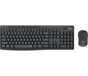 Logitech 920-009794 keyboard Mouse included Office RF Wireless QWERTZ German Graphite image