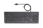 HP 150 Wired keyboard Universal USB AZERTY Belgian Black