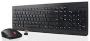 Lenovo 4X30M39497 keyboard Mouse included Universal RF Wireless QWERTY US English Black image