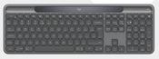 Logitech Signature Slim Solar+ K980 for Business keyboard Universal RF Wireless + Bluetooth QWERTY UK English Graphite image