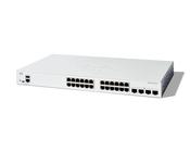 Cisco Catalyst 1300-24T-4X Managed Switch, 24 Port GE, 4x10GE SFP+, Limited Lifetime Protection (C1300-24T-4X) image