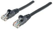 Intellinet Network Patch Cable, Cat6, 3m, Black, CCA, U/UTP, PVC, RJ45, Gold Plated Contacts, Snagless, Booted, Lifetime Warranty image