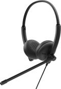 DELL WH125 Headset Wired Head-band Office/Call center USB Type-A Black image