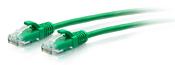 C2G 7.6m Cat6a Snagless Unshielded (UTP) Slim Ethernet Patch Cable - Green image