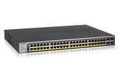NETGEAR GS752TP-300EUS network switch Managed L2/L3/L4 Gigabit Ethernet (10/100/1000) Power over Ethernet (PoE) 1U Black image