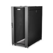 StarTech.com 4-Post 25U Server Rack Cabinet, Lockable 19" Data Rack Cabinet for Computer / AV / IT Equipment, Office / Home Network Rack with Casters &amp; Adjustable Mounting Rails image