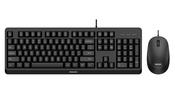 Philips 2000 series SPT6207BL/40 keyboard Mouse included Universal USB QWERTY English Black image