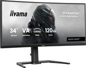 iiyama GCB3482WQSU-B1 computer monitor 86.4 cm (34") 3440 x 1440 pixels UltraWide Quad HD LED Black image
