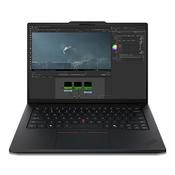 Lenovo ThinkPad P14s Gen 7 (Intel) Copilot+ PC Intel Core Ultra 7 366H Mobile workstation 36.8 cm (14.5") WUXGA 64 GB LPDDR5x-SDRAM 1 TB SSD NVIDIA RTX PRO 1000 Blackwell Wi-Fi 7 (802.11be) Windows 11 Pro Black UK English