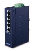 PLANET ISW-501T network switch Unmanaged L2 Fast Ethernet (10/100) Blue image
