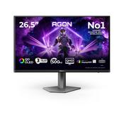 AOC AGON PRO AG276QKD2 computer monitor 67.3 cm (26.5") 2560 x 1440 pixels Quad HD QD-OLED Black, Grey image