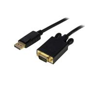 StarTech.com 15ft (4.6m) DisplayPort to VGA Cable - Active DisplayPort to VGA Adapter Cable - 1080p Video - DP to VGA Monitor Cable - DP 1.2 to VGA Converter - Latching DP Connector image